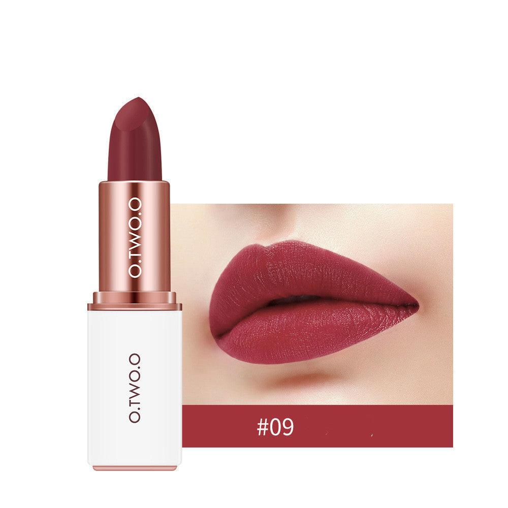 Velvet Matte Texture Long-lasting Color Non-drying Lipstick.