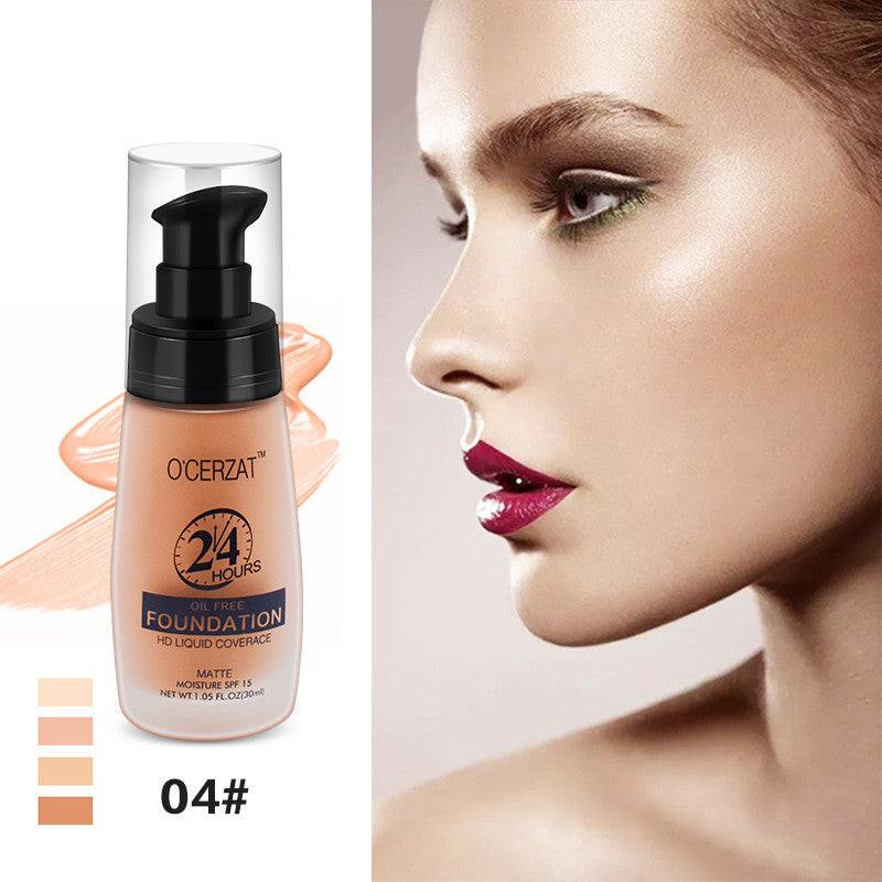 Long Lasting Concealer Oil Control Moisturizing Non-fading Liquid Foundation.