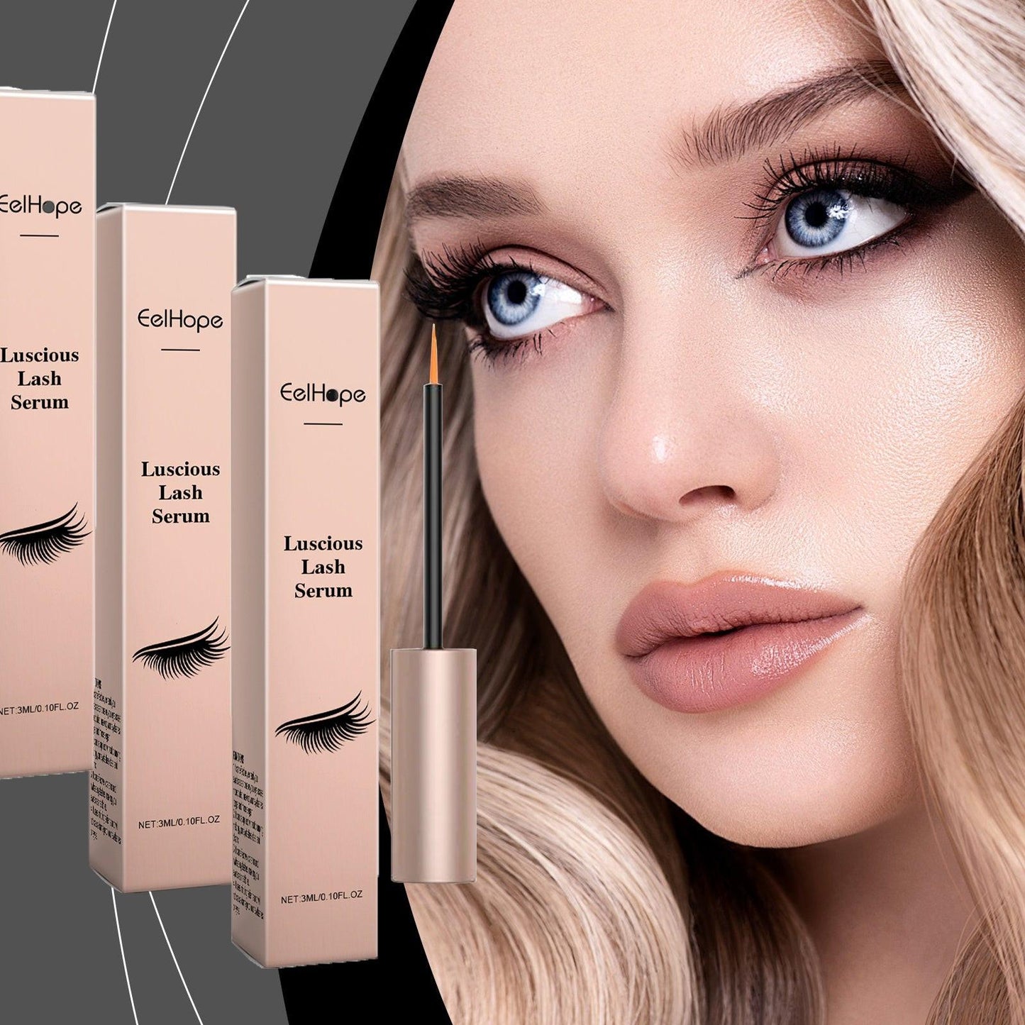 Eyelash Care Solution Is Natural, Delicate And Gentle.