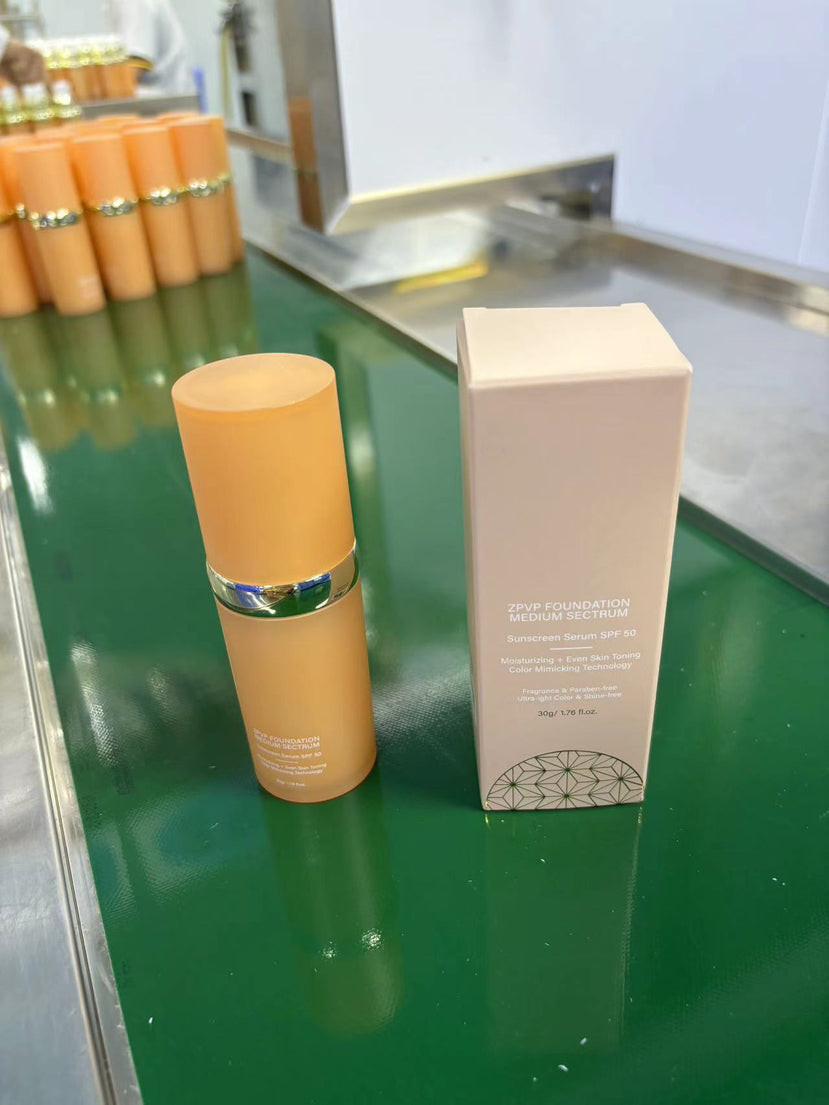 Temperature Change Liquid Foundation Natural Light And Thin Concealer And Moisturizer.