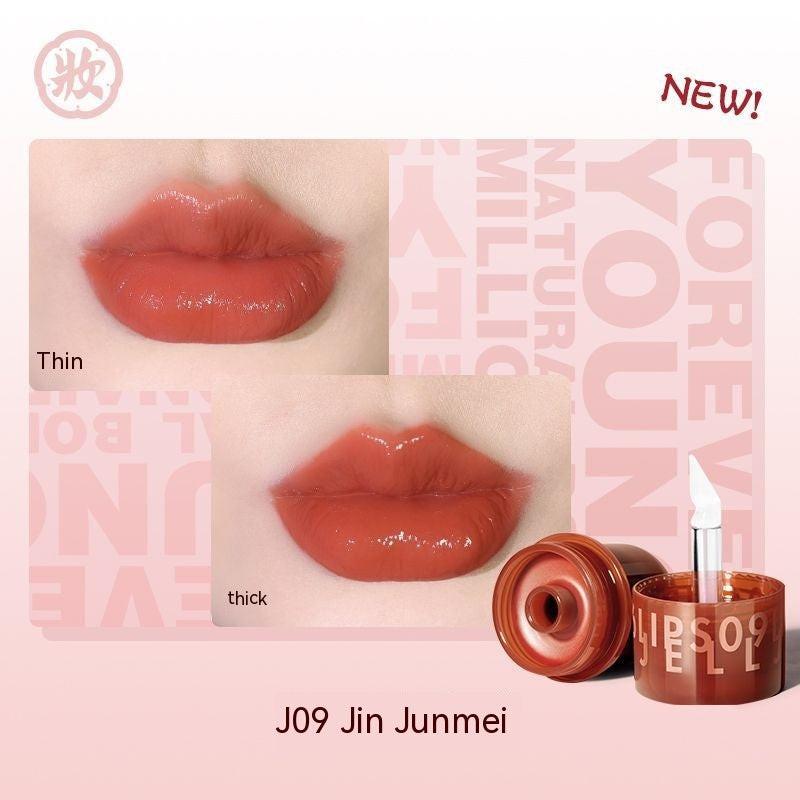 Girl Lip Balm White Lipstick Lip Glaze Mirror.