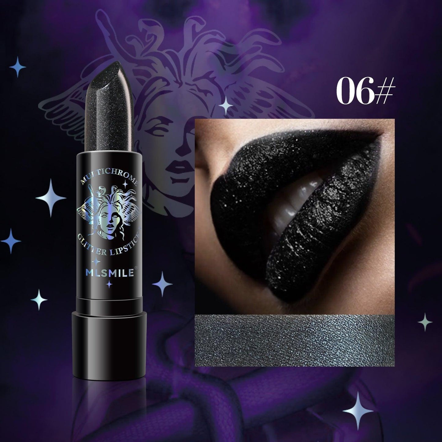Ladies Pearl Sparkly Christmas Lipstick.