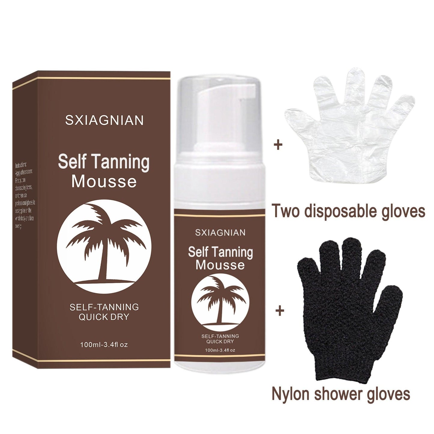 Tanning Mousse Bronzer Moisturizing Without Sun.