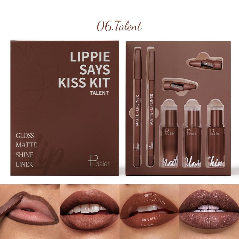Lip Liner Suit Matte Water Light Pearlescent.