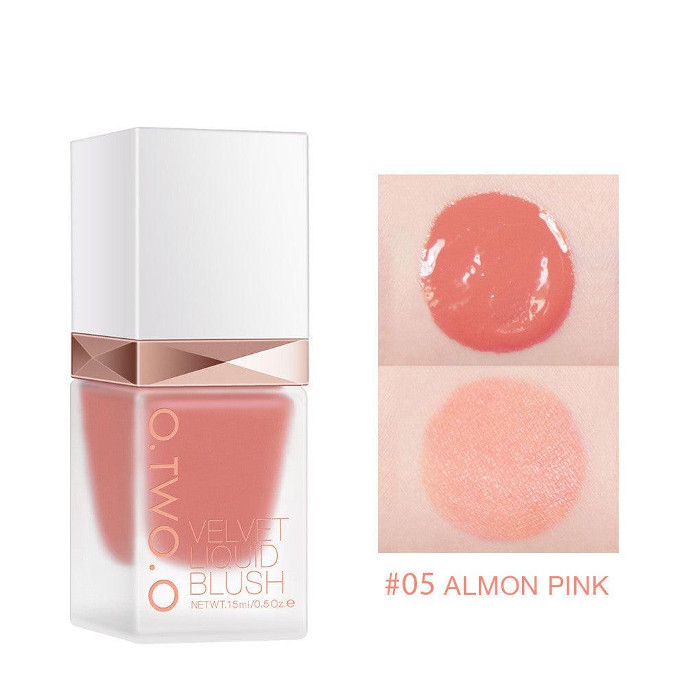 Natural Dazzling Liquid Blush Lasting Matte Silky And Delicate.