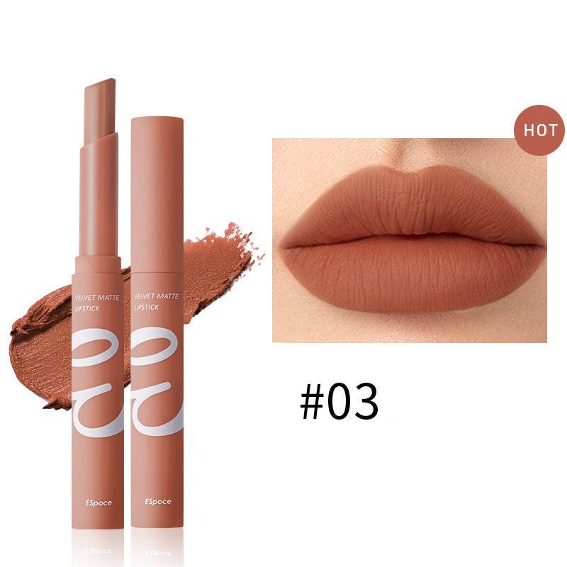 Not Easy To Dip Cup Color Velvet Matte Lipstick.