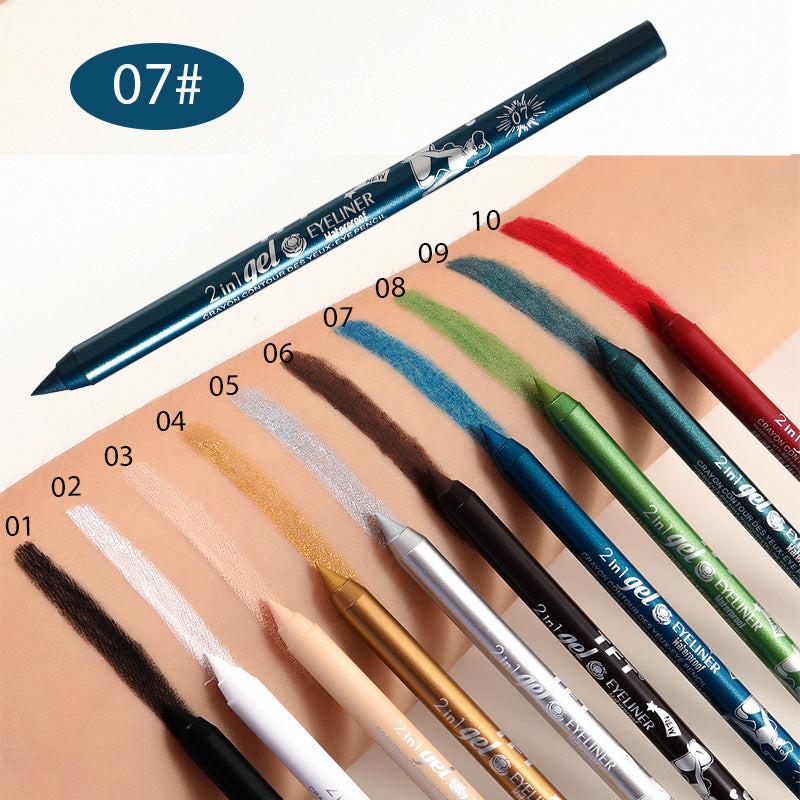 Long-lasting Concealer Waterproof Sweat-proof Smudge-free Eyeliner And Lip Liner.