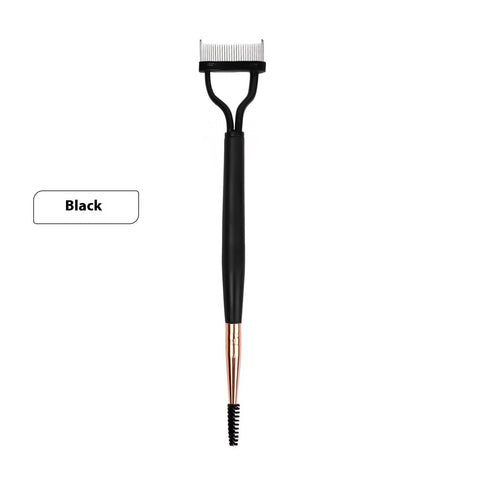 Steel Tooth Double Head Brow Groomer Mascara Brush Tool.