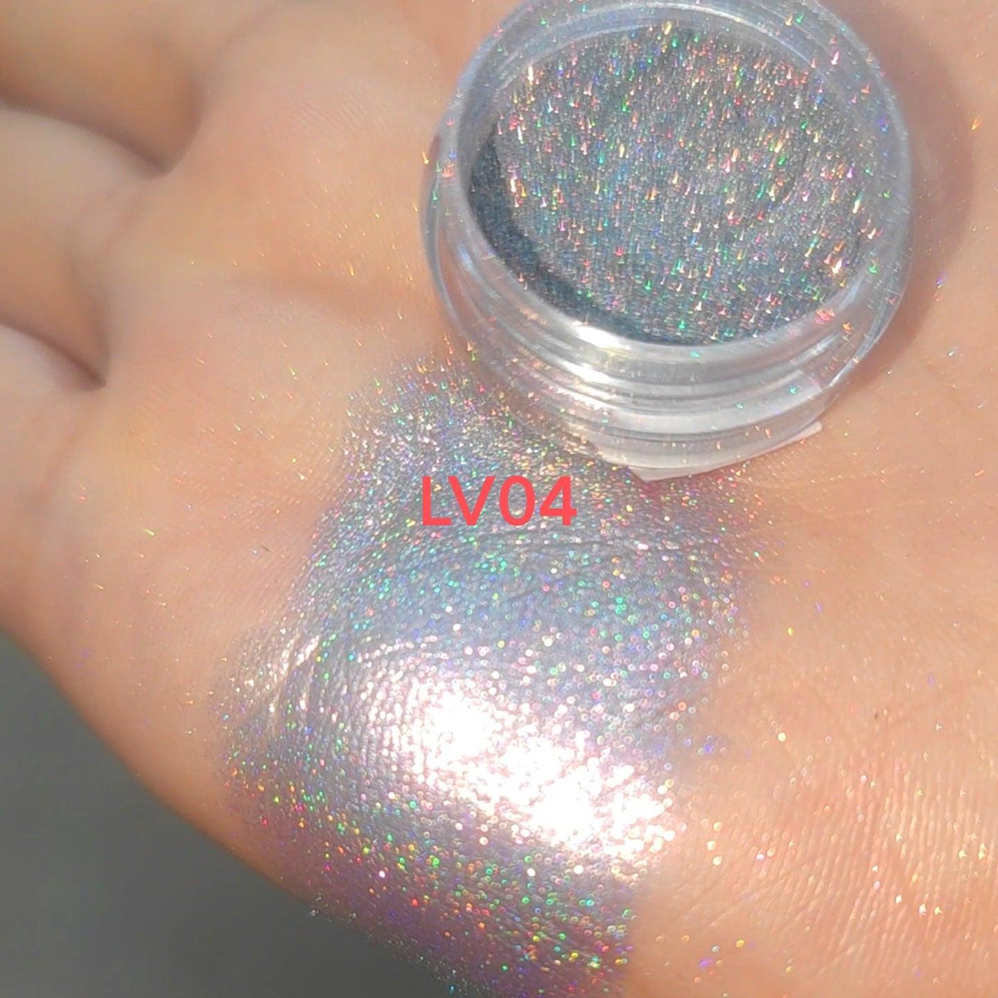 Laser Rainbow Candy Highlight Color Changing Pearl Powder.