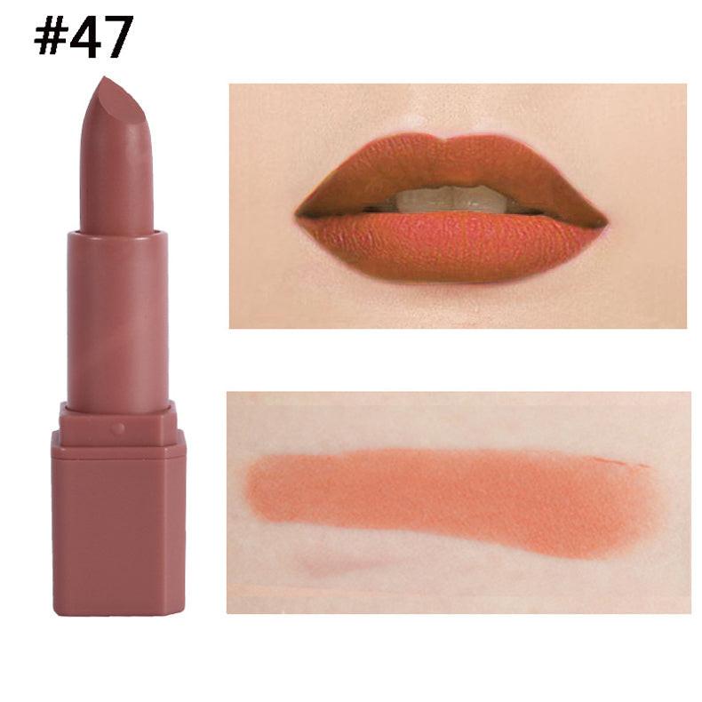 Square Tube Matte Lipstick Matte Square Tube Lip Makeup.