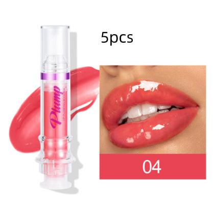 New Tube Lip Rich Lip Color Slightly Spicy Lip Honey Lip Glass Mirror Face Lip Mirror Liquid Lipstick.