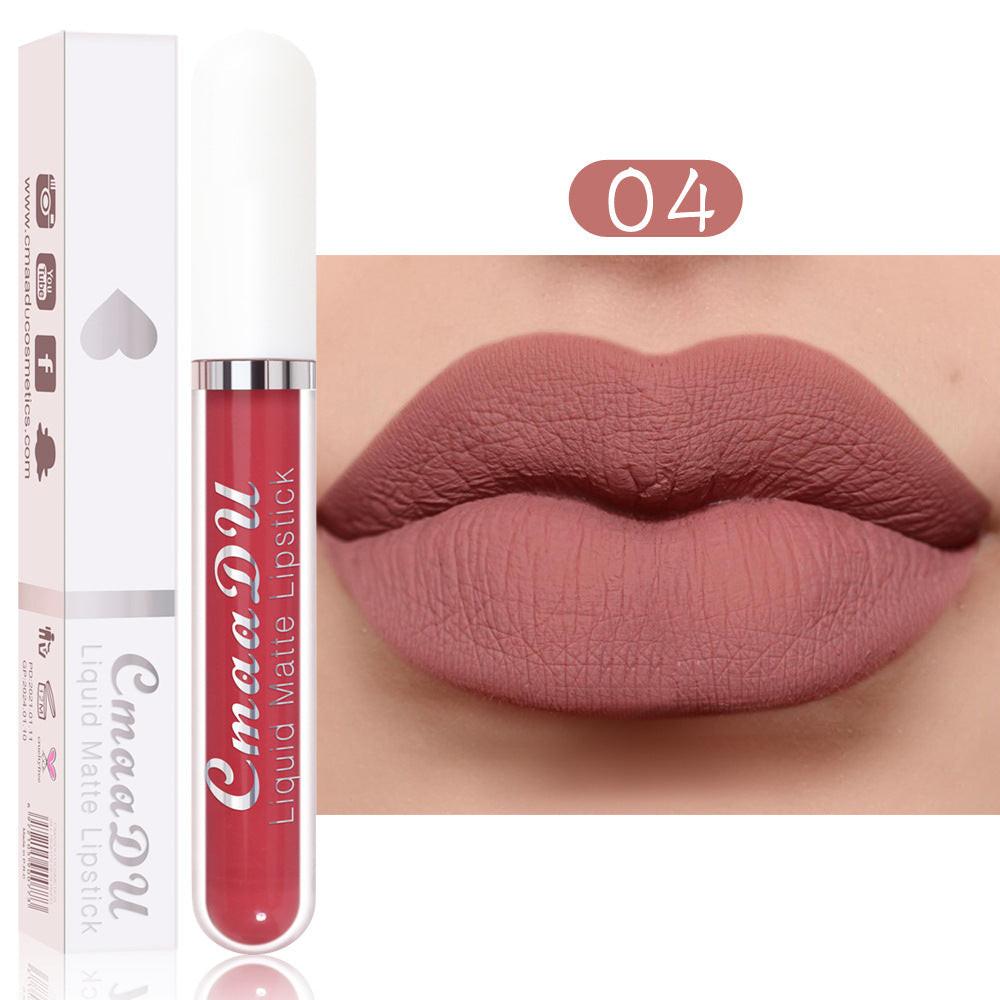 Matte Non-stick Cup Waterproof Long-lasting Lip Gloss.