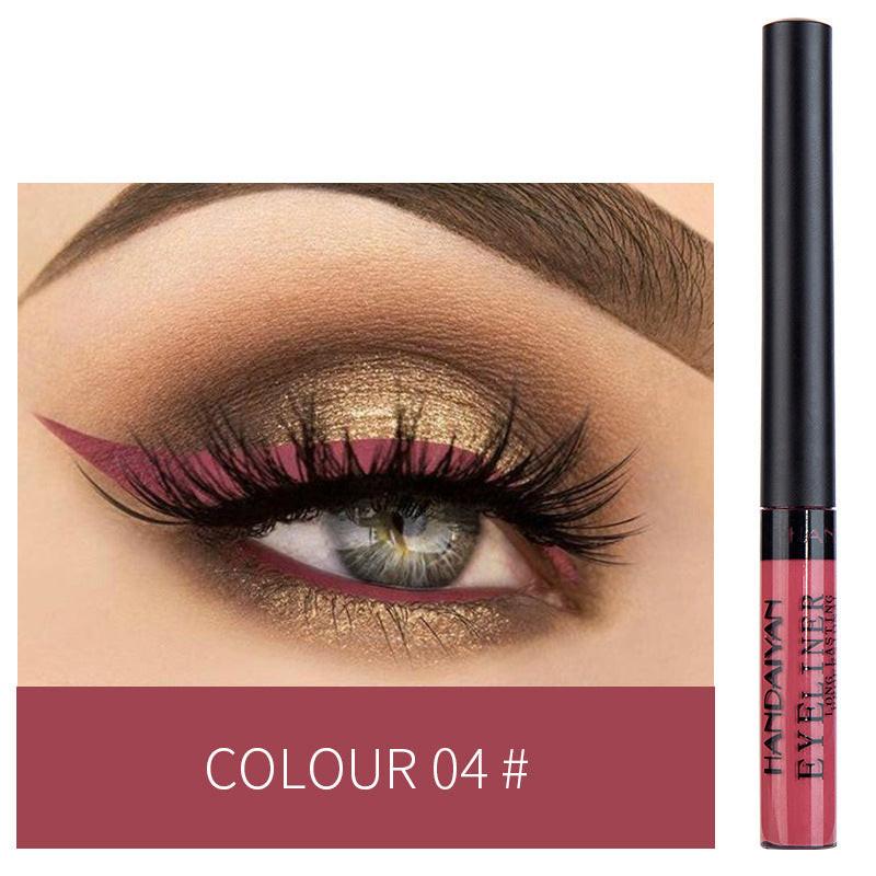 12-color Matte Color Liquid Eyeliner, Long-lasting And Non-smudge Liquid Eye Shadow.
