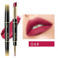 Double-ended Lipstick Pen Lip Liner Waterproof Non-stick Cup.