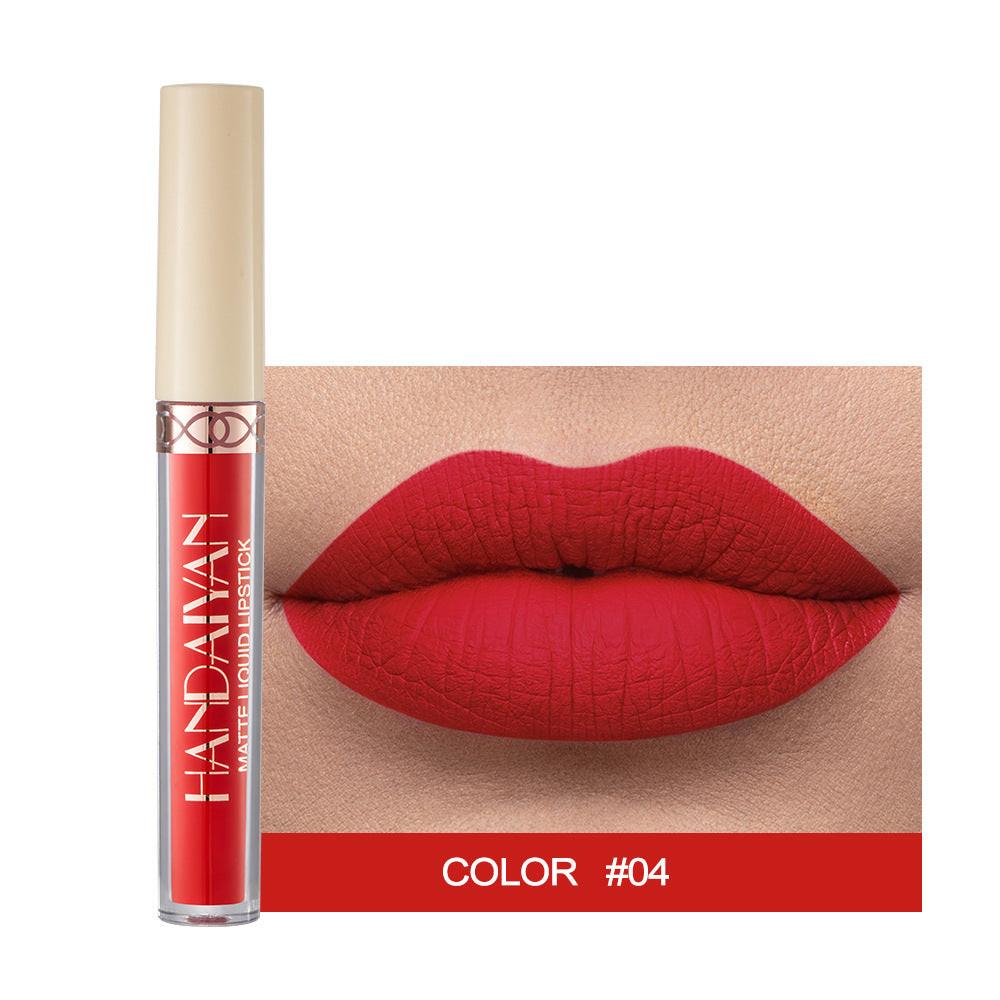Matte Finish Velvet 12 Colors Lip Gloss Liquid Lipstick Lip Glaze.