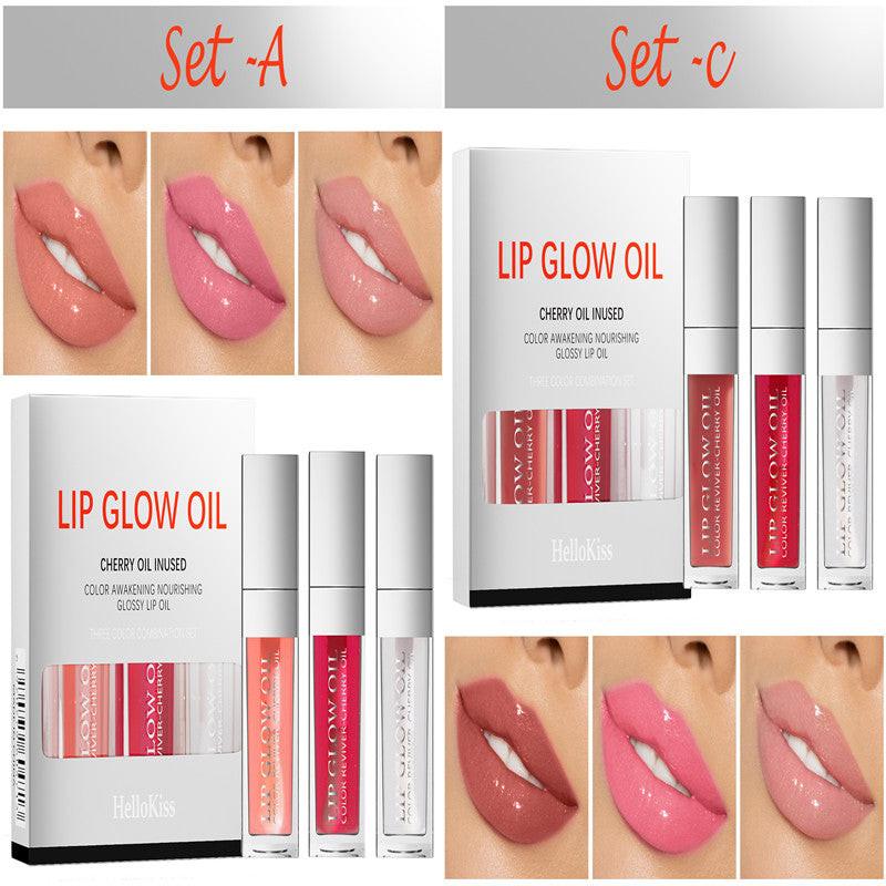 No Stain On Cup Moisturizing And Nourishing Lip Lip Gloss 3 Pack Suit.