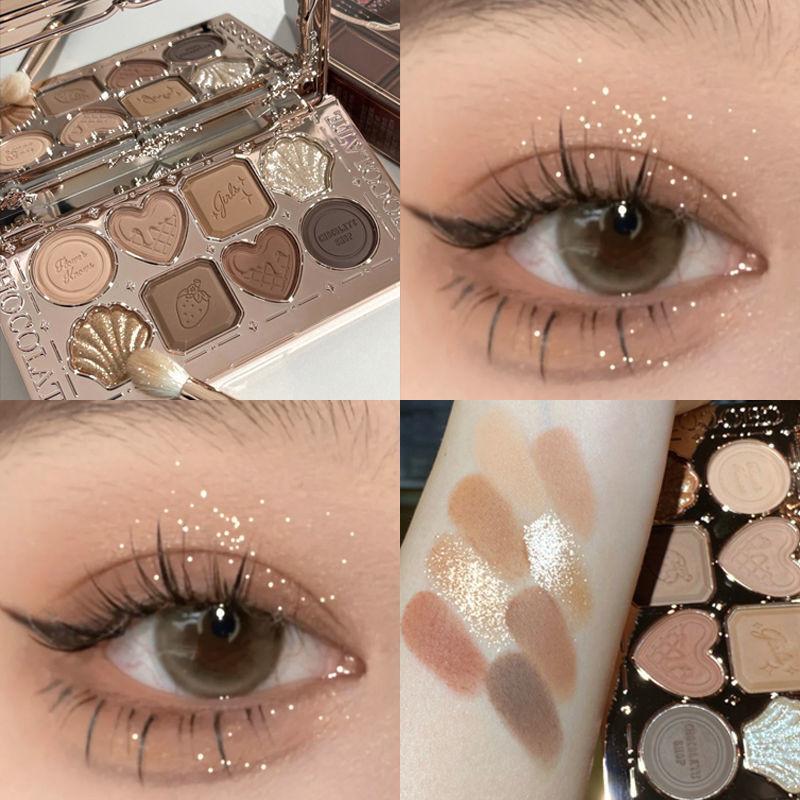 Eye Shadow Palette Strawberry Student Sensual Earth Color Niche.