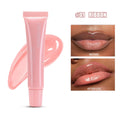 Glossy Lip Glaze Waterproof Long Lasting Lip Gloss Glossy Mirror Tea Red Liquid Lipstick Doodle Lip Korean Makeup.