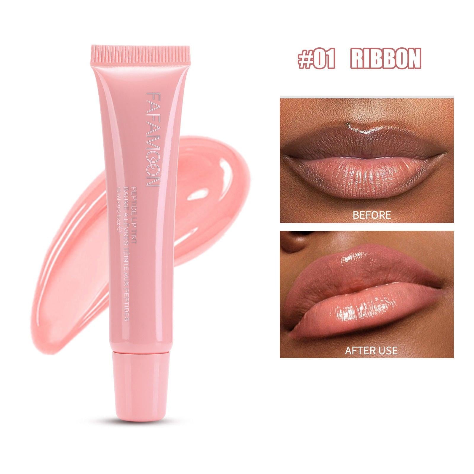 Glossy Lip Glaze Waterproof Long Lasting Lip Gloss Glossy Mirror Tea Red Liquid Lipstick Doodle Lip Korean Makeup.