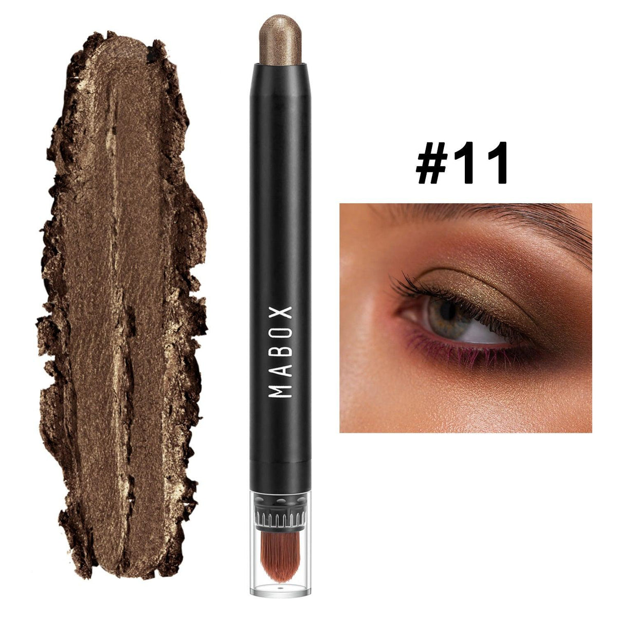 MABOX Waterproof Eye Shadow Stick Eye Makeup Color Pearlescent Pen.