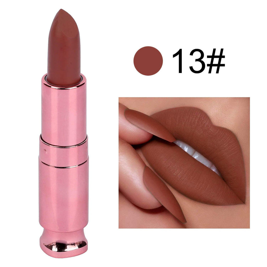 Easy To Color Matte No Stain On Cup Long Lasting Lipstick Lip Balm.