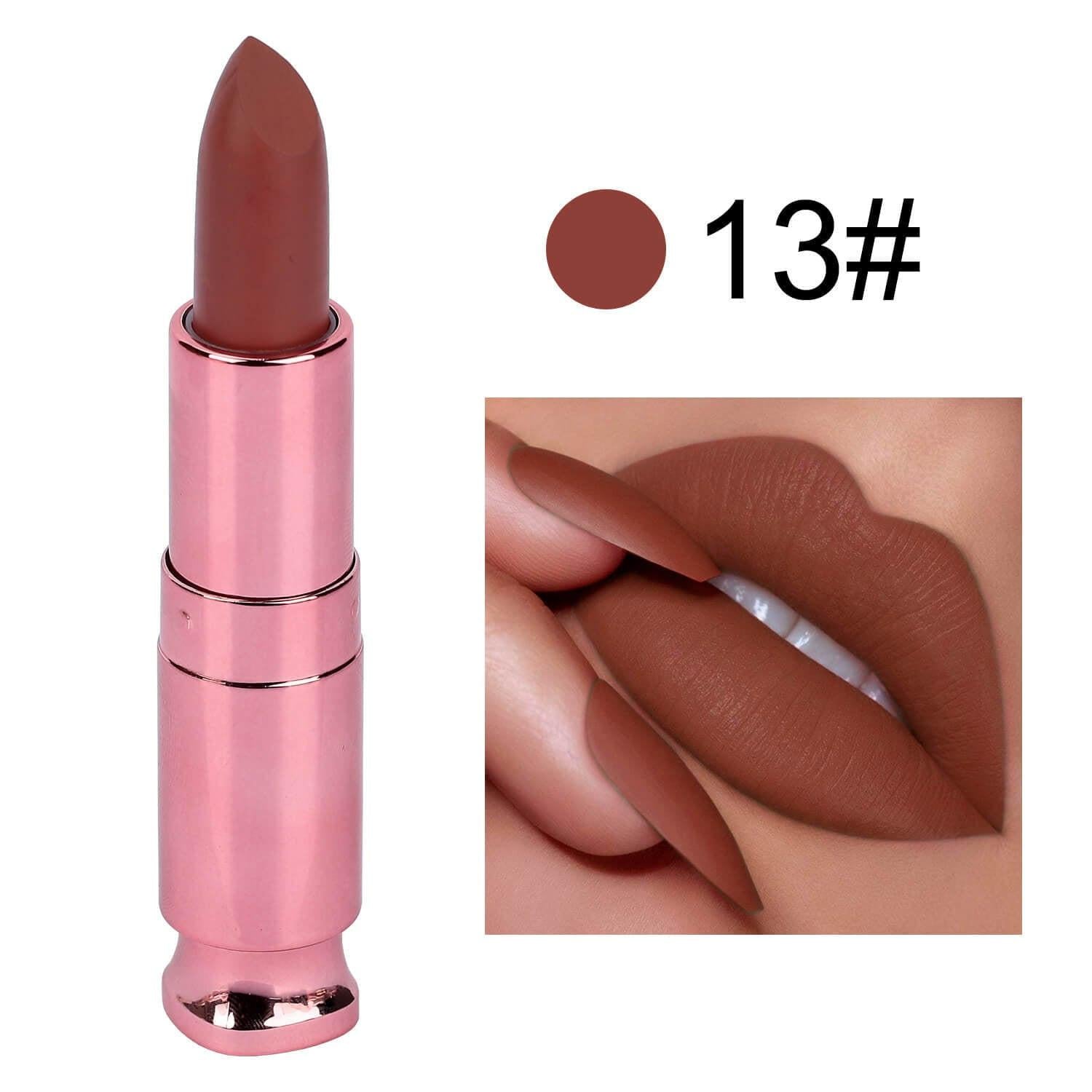 Easy To Color Matte No Stain On Cup Long Lasting Lipstick Lip Balm.