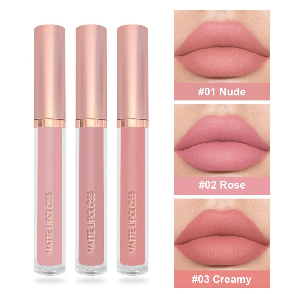 Neutral Pack Lip Gloss 3 Brown.