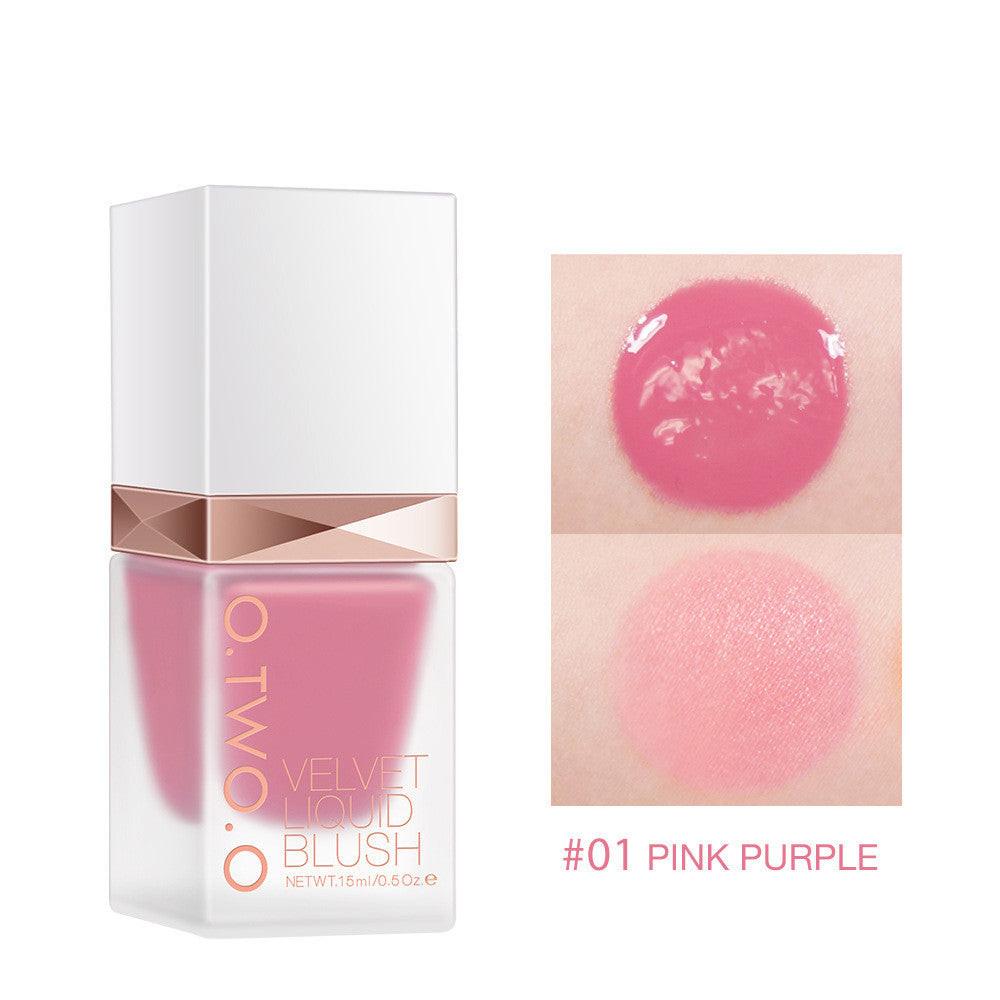 Natural Dazzling Liquid Blush Lasting Matte Silky And Delicate.