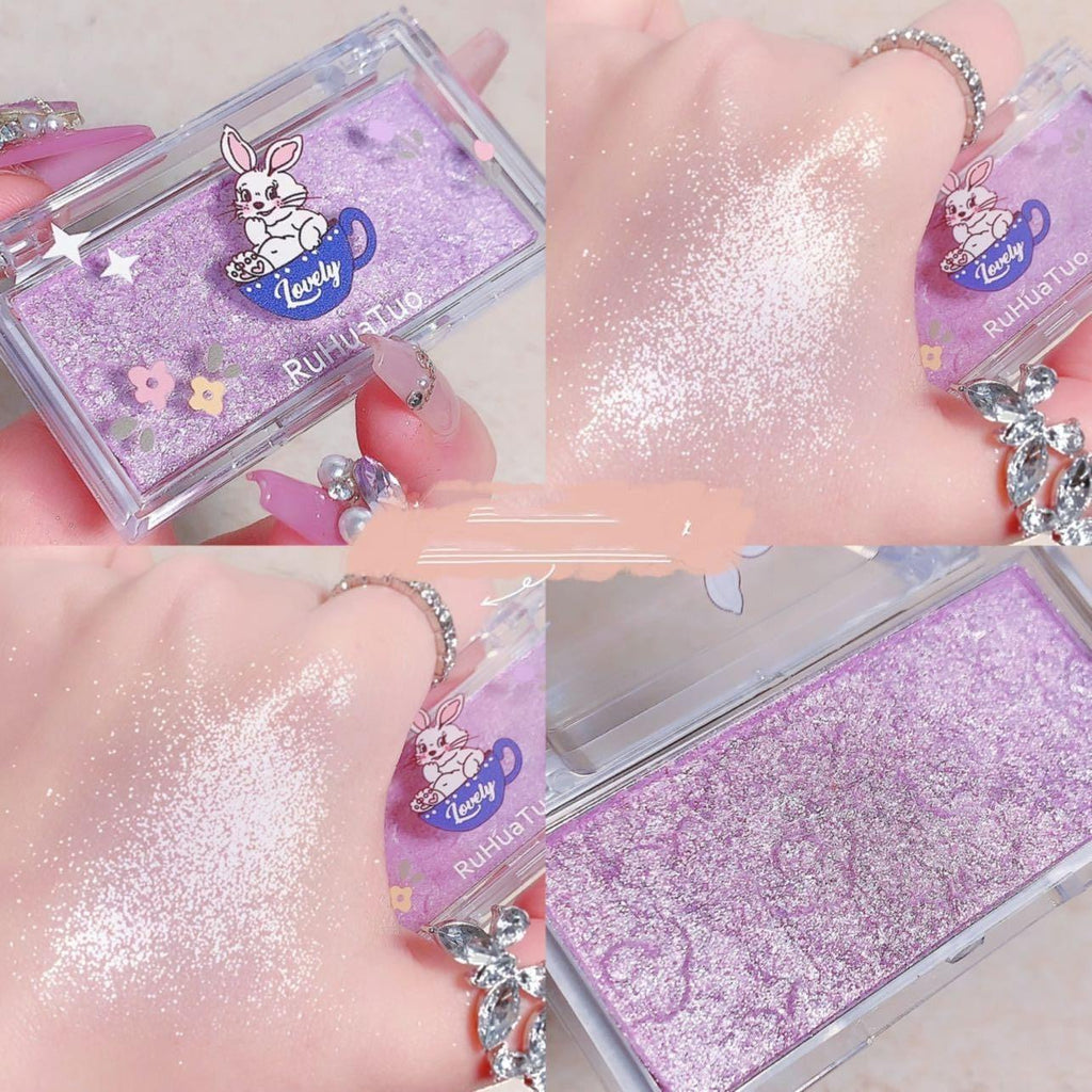 Monochrome Eye Shadow Shining Pearl High Gloss Gel For Grooming Women.