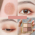 Brilliant Eyeshadow Palette Sparkling Pearly Matte Mashed Potatoes.
