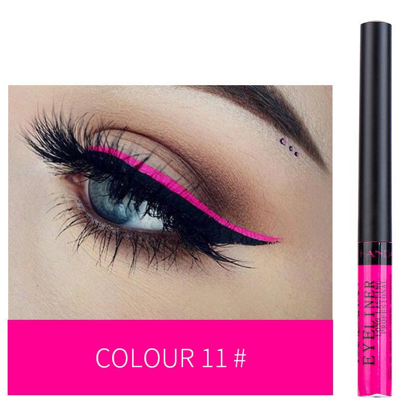 12-color Matte Color Liquid Eyeliner, Long-lasting And Non-smudge Liquid Eye Shadow.