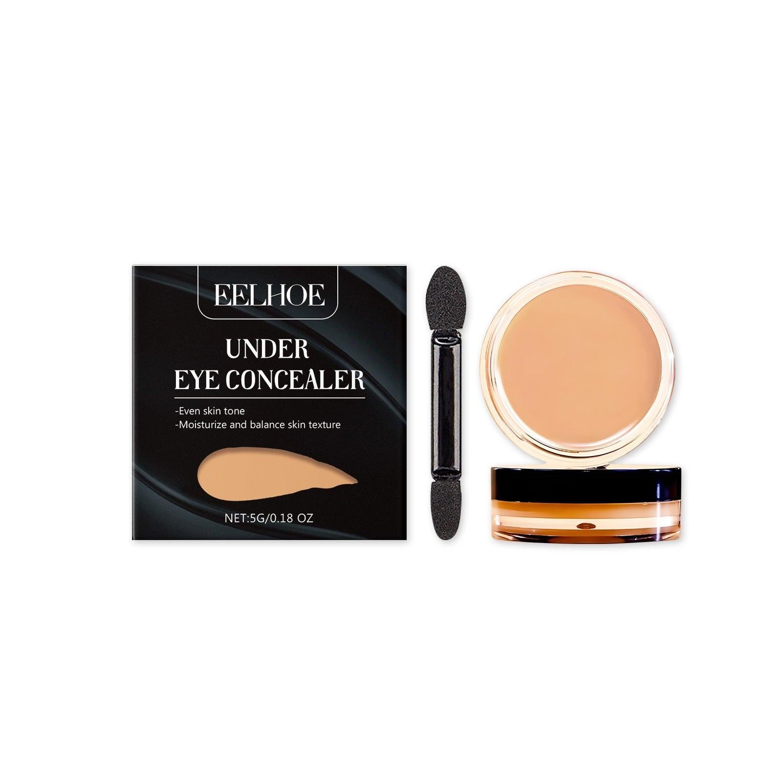 Eye concealer is moisturizing and light.