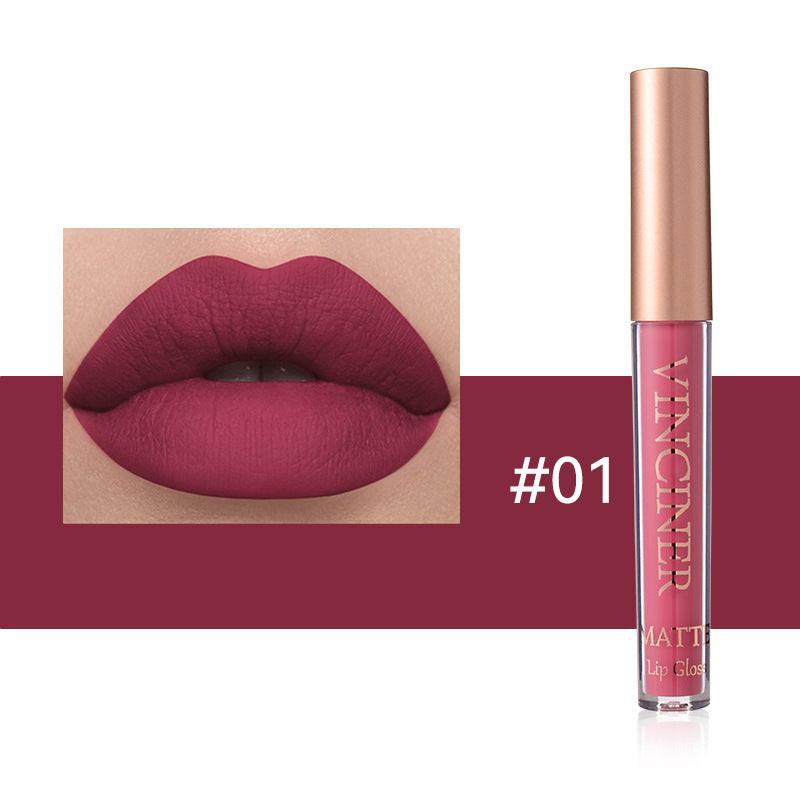 12 Colors Lip Lacquer Matte Liquid Lipstick Waterproof.