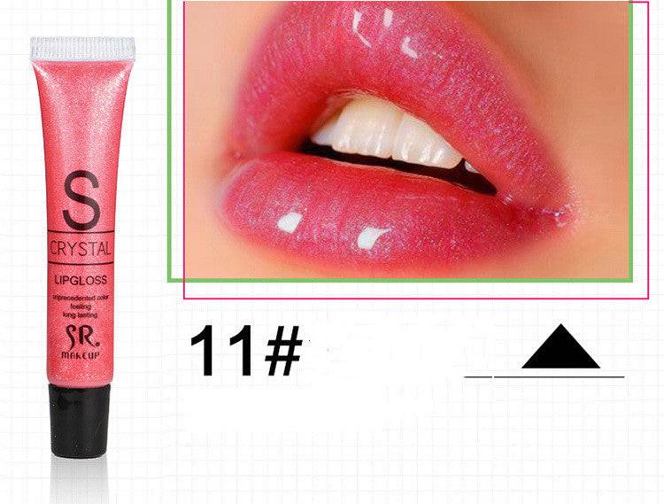 SR Hose Water-sensing Lip Gloss With Pearlescent Gold Moisturizing Temptation Lip Gloss.