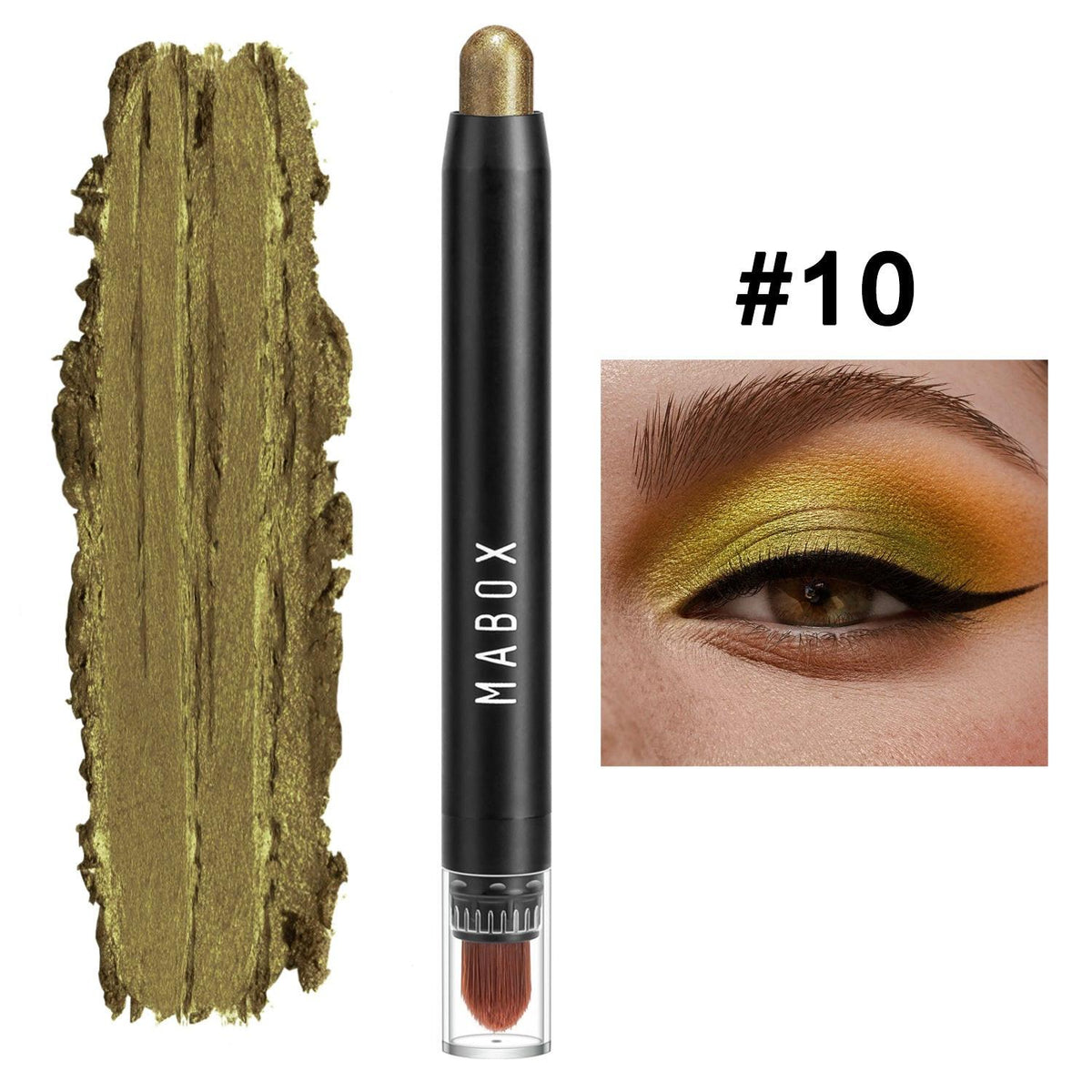 MABOX Waterproof Eye Shadow Stick Eye Makeup Color Pearlescent Pen.