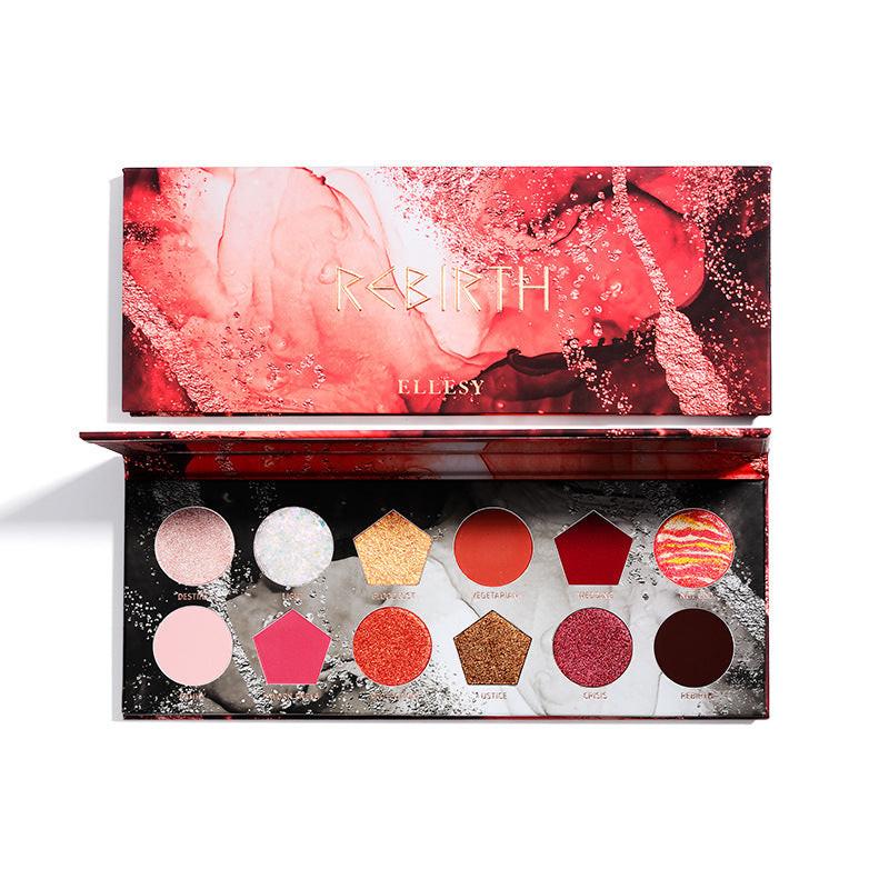 12 colors pork belly sequin eyeshadow box.