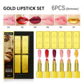 Lipstick Kit Gold Bar Makeup Set.