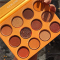 California love sunset plate 12 color eye shadow plate.
