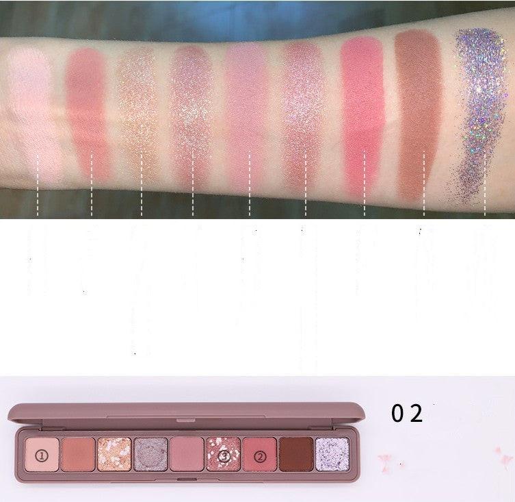 Keyboard Fingertip Nine Color Eye Shadow Disk.