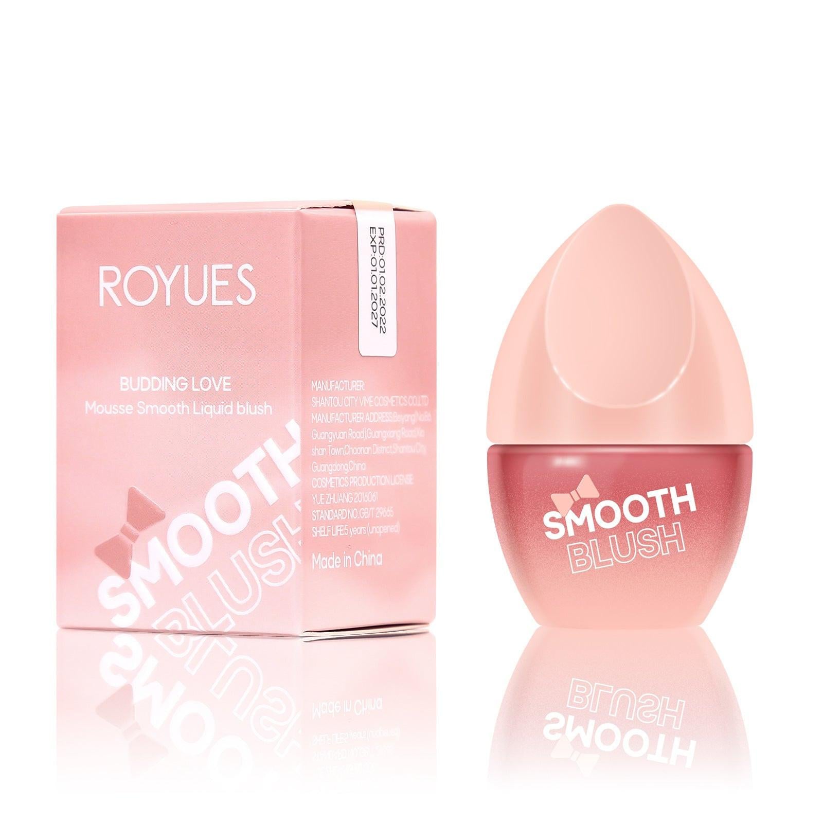 Natural Rouge Powder Easy Color Lip Cheek Blush.