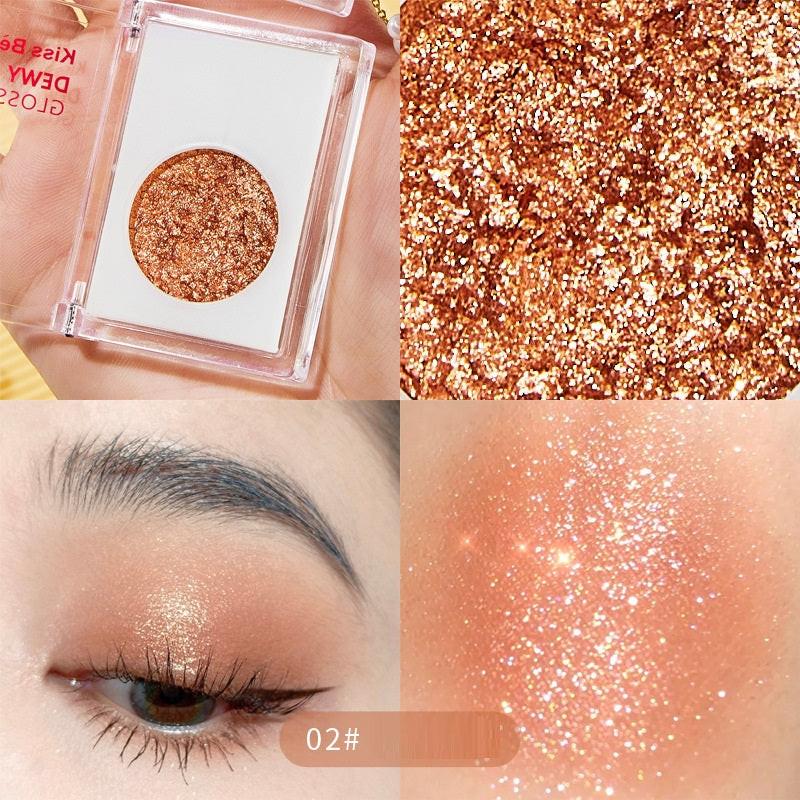 Pearlescent Solid Non Flying Powder Eye Shadow Cream.