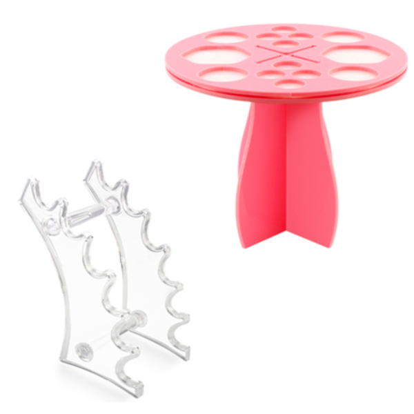 14 Hole Make up Brush Set Dry Rack Drying Brushes Shelf Multifunction Stand Display Cosmetic Clean Tool Wash Makeup Brush Holder.
