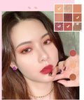 New Arrival Charming Eyeshadow Palette 9 Color Make up Palette Matte Shimmer Pigmented Eye Shadow Powder.