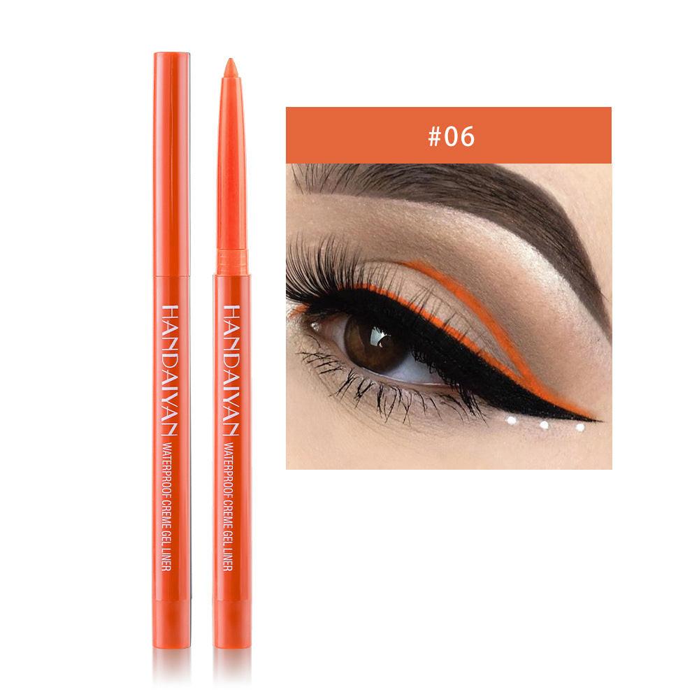 20 Color Cat Eye Makeup Waterproof Neon Colorful Liquid Eyeliner Pen Make Up Comestics Long-lasting Black Eye Liner Pencil.