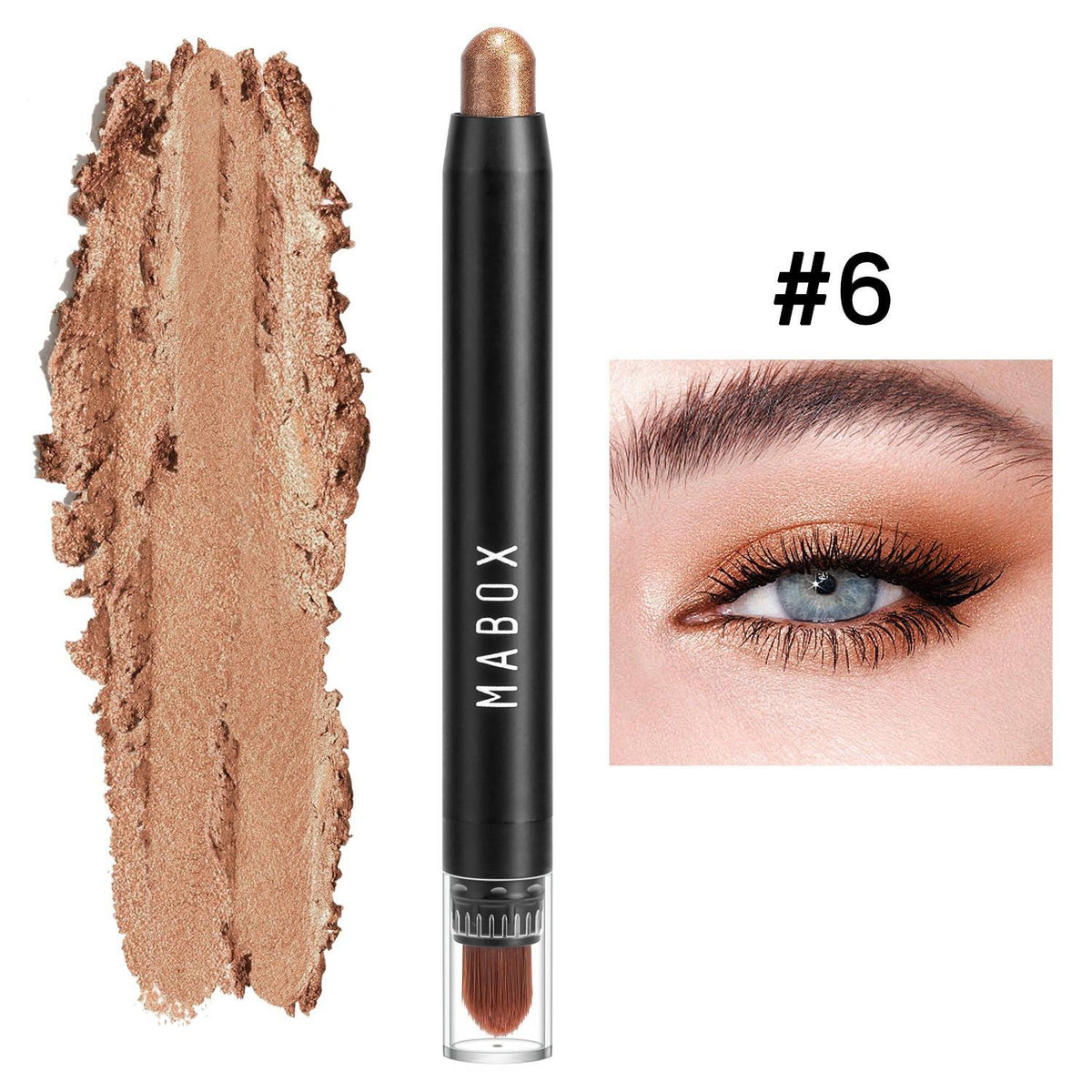 MABOX Waterproof Eye Shadow Stick Eye Makeup Color Pearlescent Pen.