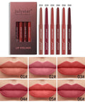 Lip Pencil Waterproof Not Smudge Lipstick Pen Matte Lip Gloss Rotation.