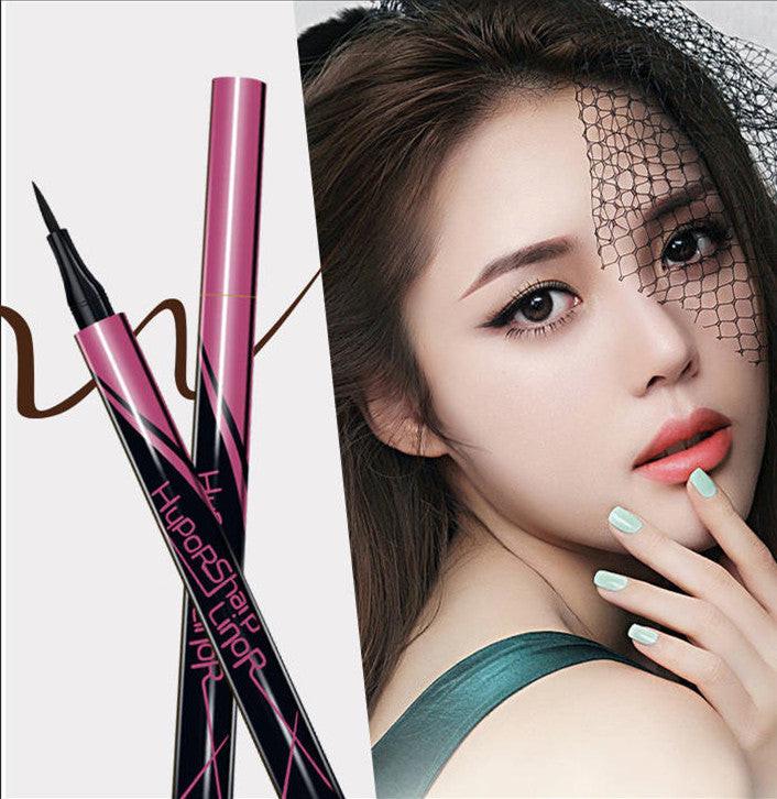 Eyeliner is waterproof and sweat proof.
