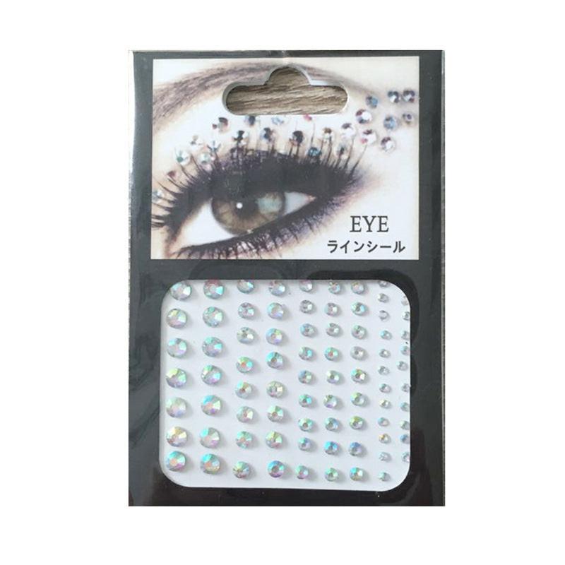 Tear Eye Makeup Stickers Eye Jewelry Tear Mole Patches Bright Water Glitter Diamond Glitter Sequins Childrens Show.