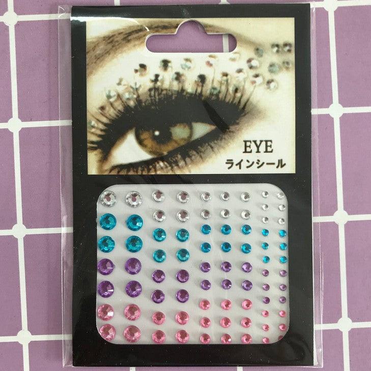 Tear Eye Makeup Stickers Eye Jewelry Tear Mole Patches Bright Water Glitter Diamond Glitter Sequins Childrens Show.