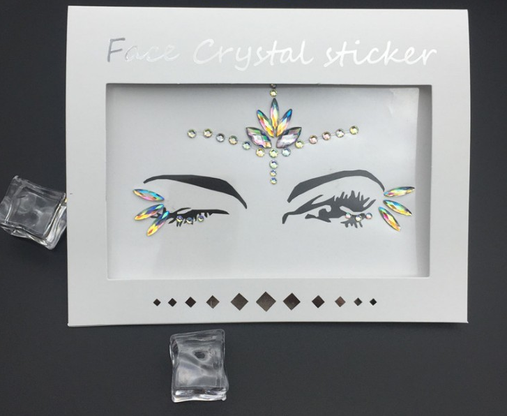 Tear Eye Makeup Stickers Eye Jewelry Tear Mole Patches Bright Water Glitter Diamond Glitter Sequins Childrens Show.